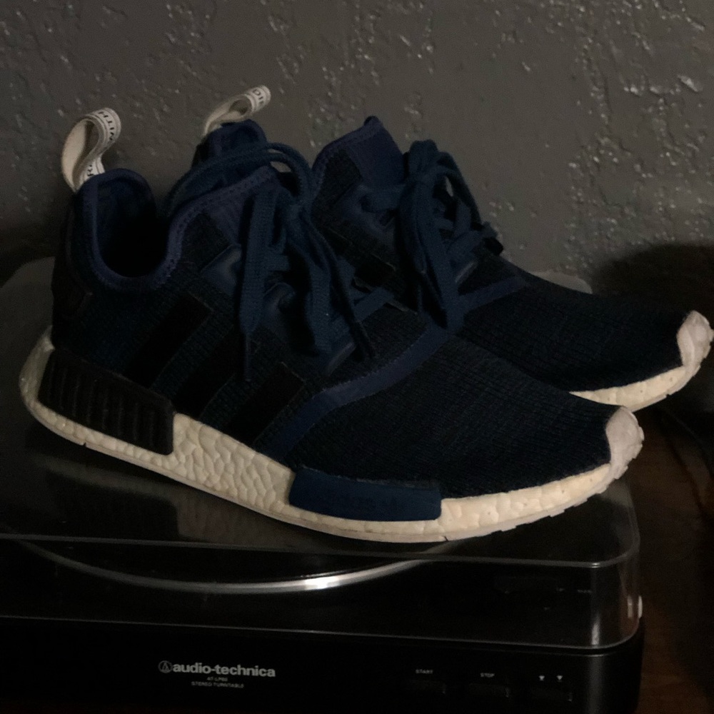 Men Adidas nmd r1 mystery blue